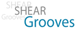 sheargrooves barber logo