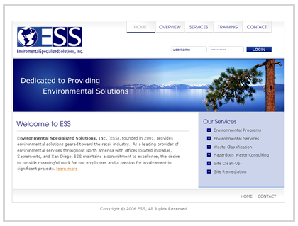 web design environmental services