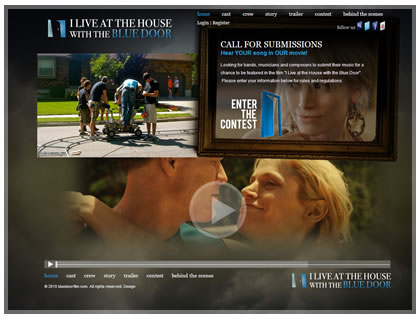 Movie marketing website design