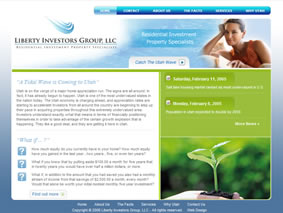 web design real estate investing