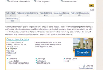 Seniors Blue Book Listing