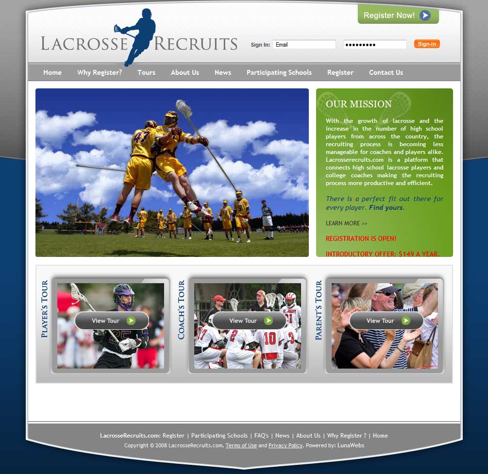 lacrosserecruits.com launched!